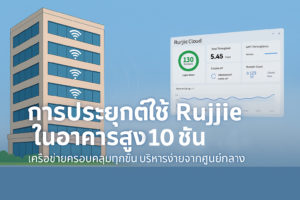 Ruijie ติดตั้งในอาคารสูง 10 ชั้น