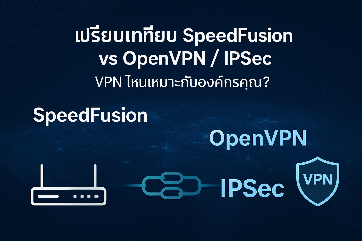 SpeedFusion vs OpenVPN