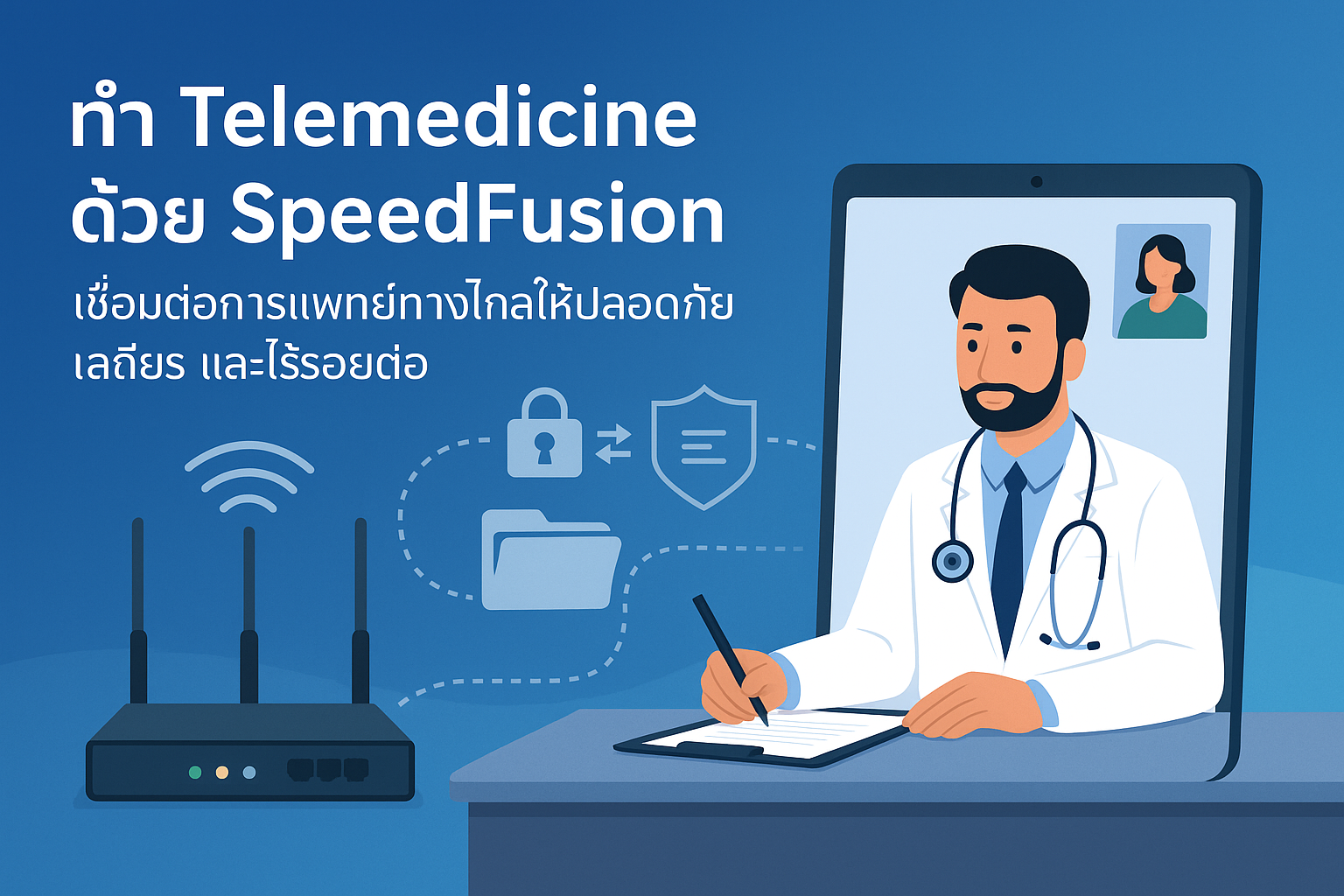 Telemedicine ด้วย SpeedFusion
